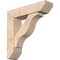 Ekena Millwork Funston Slat Smooth Bracket w/ Offset Brace, Douglas Fir, 7 1/2"W x 30"D x 30"H BKT0806X30X30FST06SDF - alternate 1